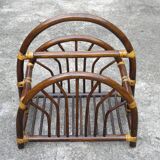 Rattan vinyl holders