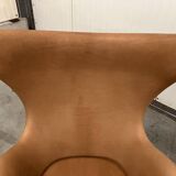 Fritz Hansen Egg Chair + Ottoman, Camel Cognac leder 1968!!