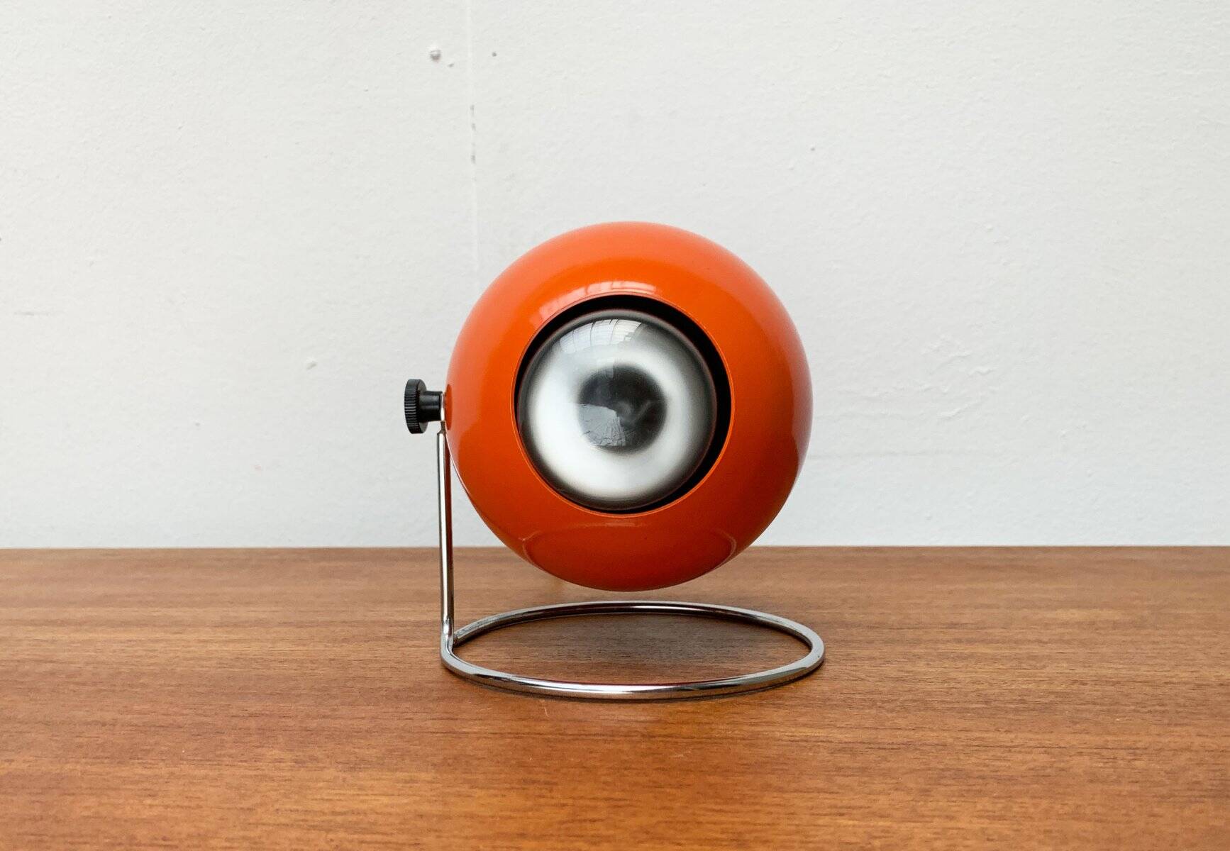 Mid-century space globe table lamp by Erco, 1970s.