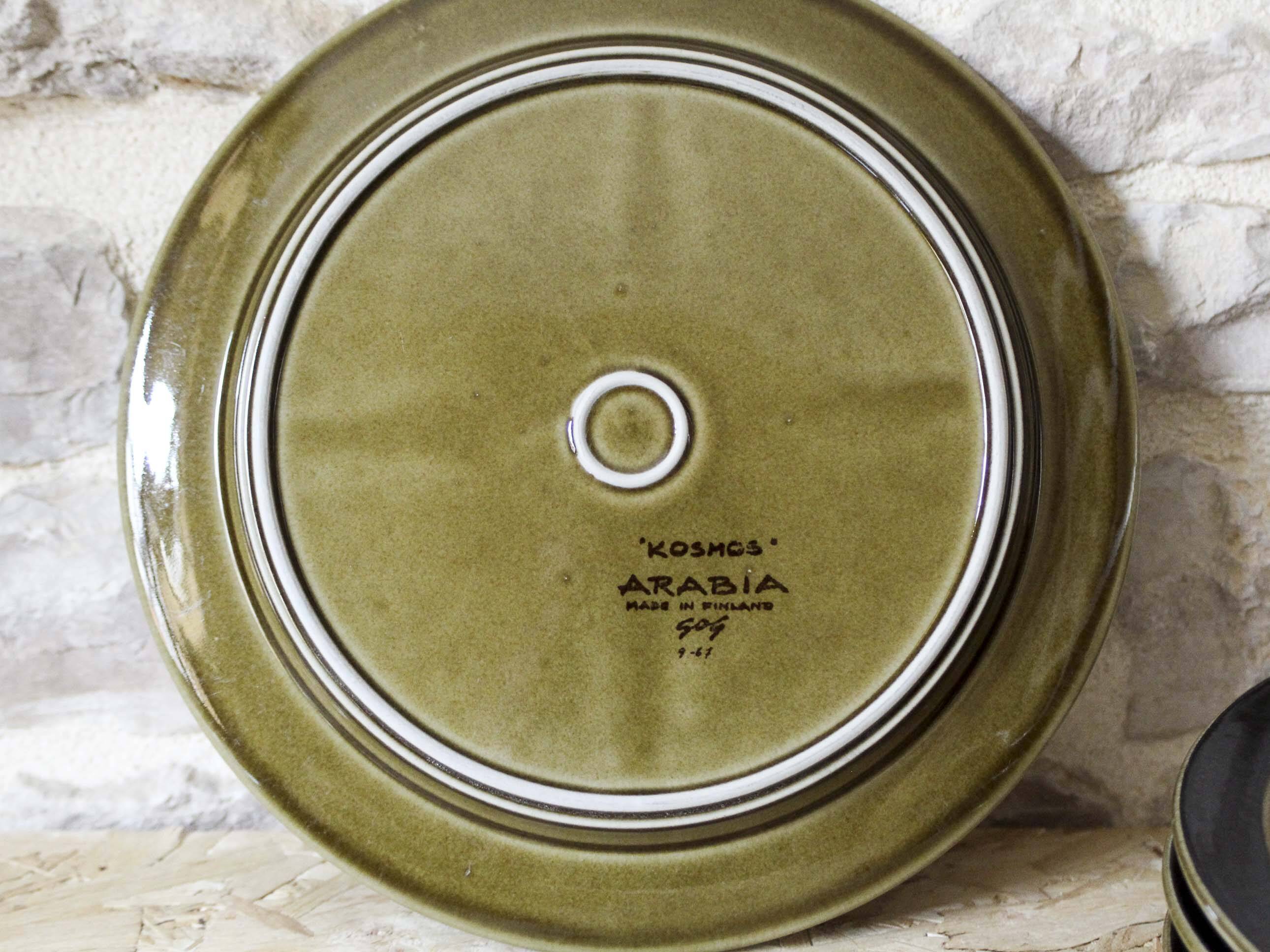 5 plates Kosmos Arabia Finland series