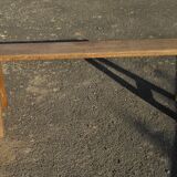 Pair of oak farmhouse benches 150 cm