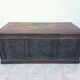 Large Gothic desk in solid oak from the 19th century.