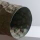 Exceptional vintage dented decor brutalist umbrella stand
