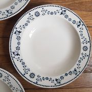 Set of 4 Badonviller soup plates