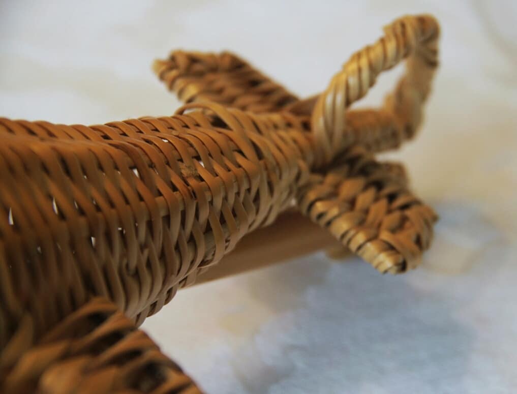 Aircraft vintage rattan