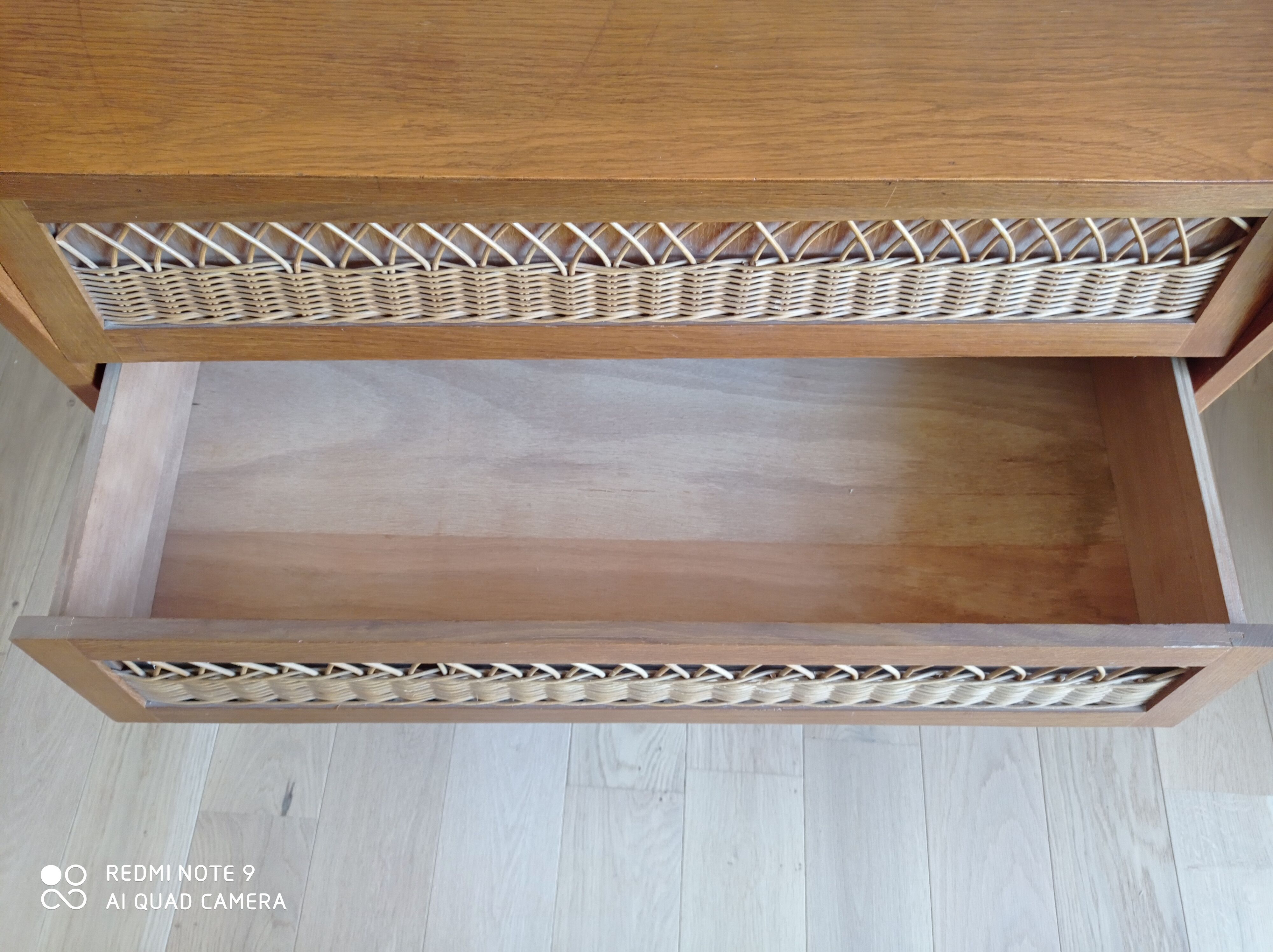 Chest of drawers  in rattan