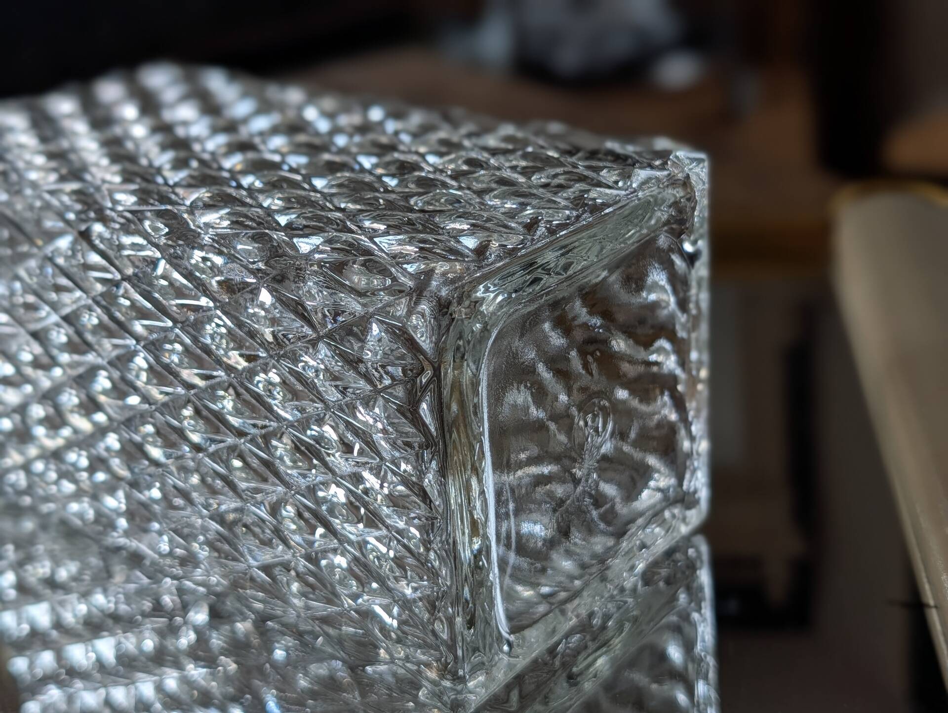 Vintage carafe 60/70 – geometric glass