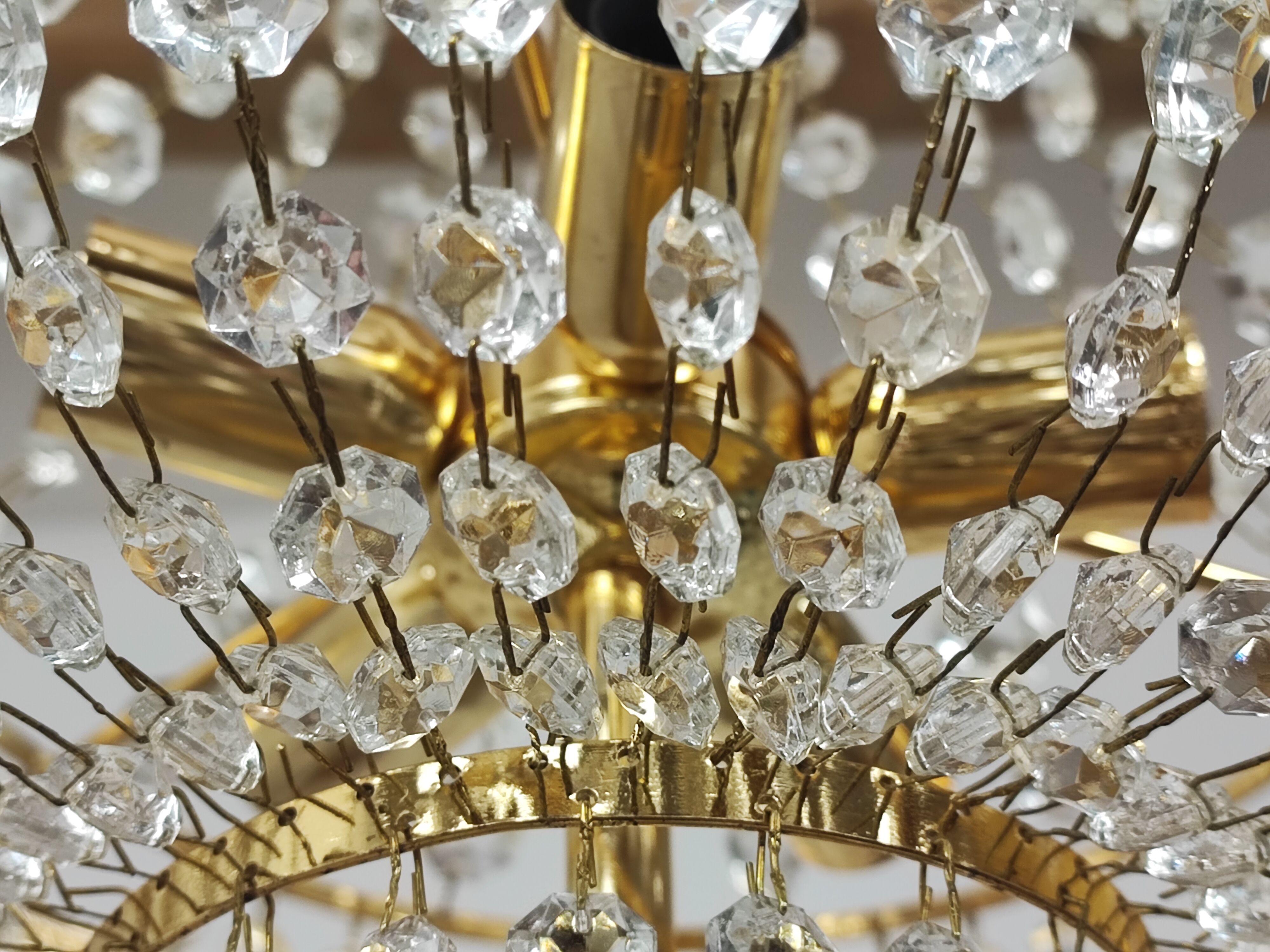 Chandelier with tassels