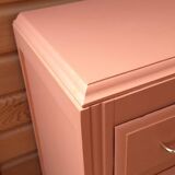 vintage salmon chest of drawers