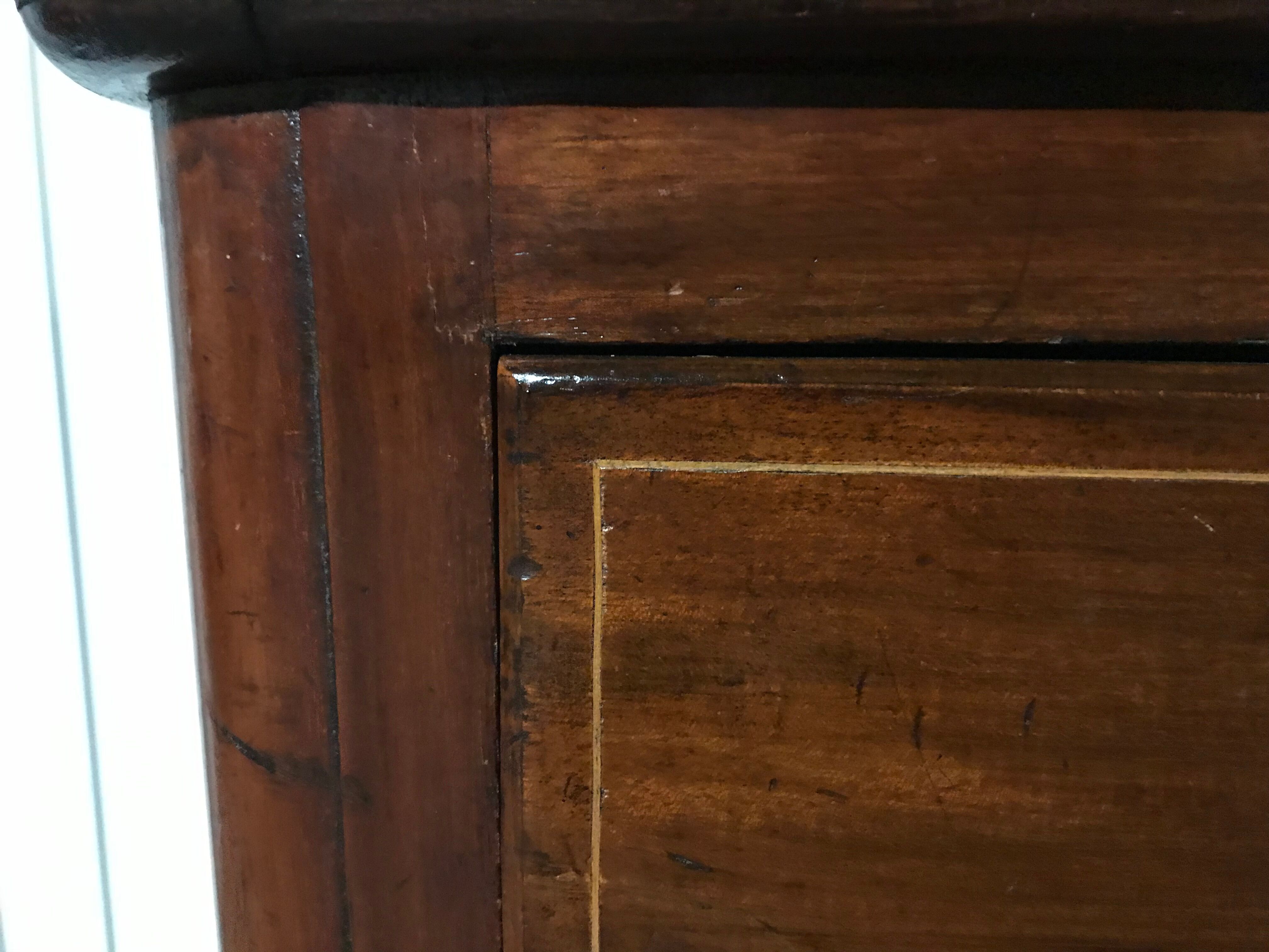 English old chest of drawers