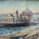 Ancienne Photo Panoramique Colorisée : Promenade des Anglais – Nice