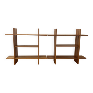 Paire d’étagères, - orme