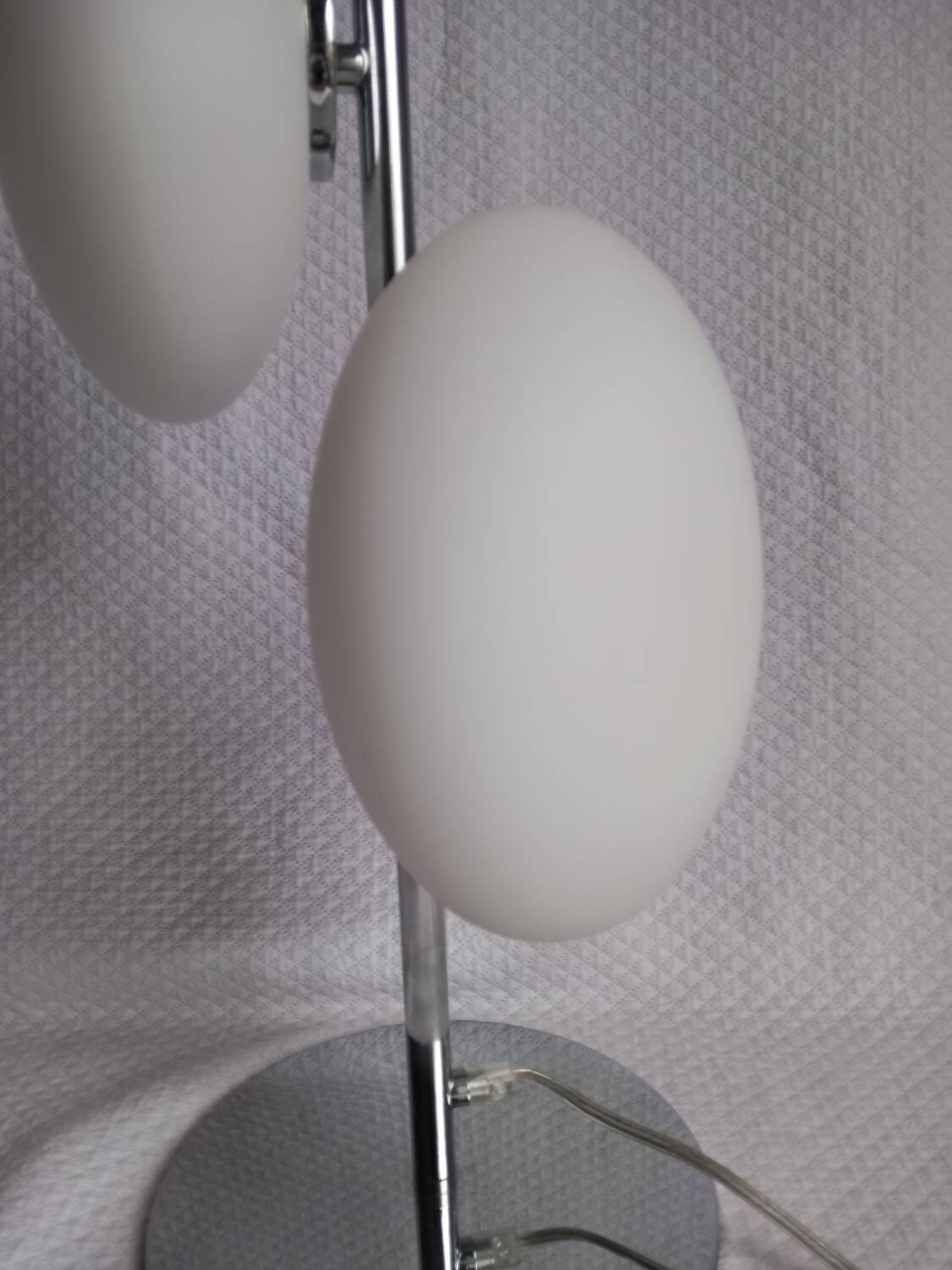 Italian design lamp Fabas Luce – Double adjustable pebble – Chrome &