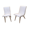 Pair of chairs stamped time 1950 Stella model Pallee
