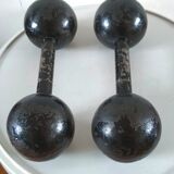Pair of vintage dumbbells of 4 kilos
