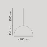 Suspension Sky Garden large model of Flos