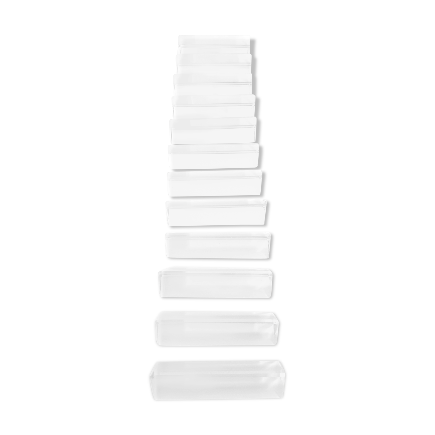 12 Baccarat crystal knife holders