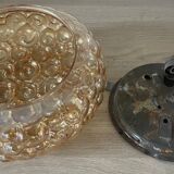 Helena Tynell Vintage Snail Amber Glass Ceiling Light