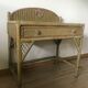 Desk, rattan and vintage wicker