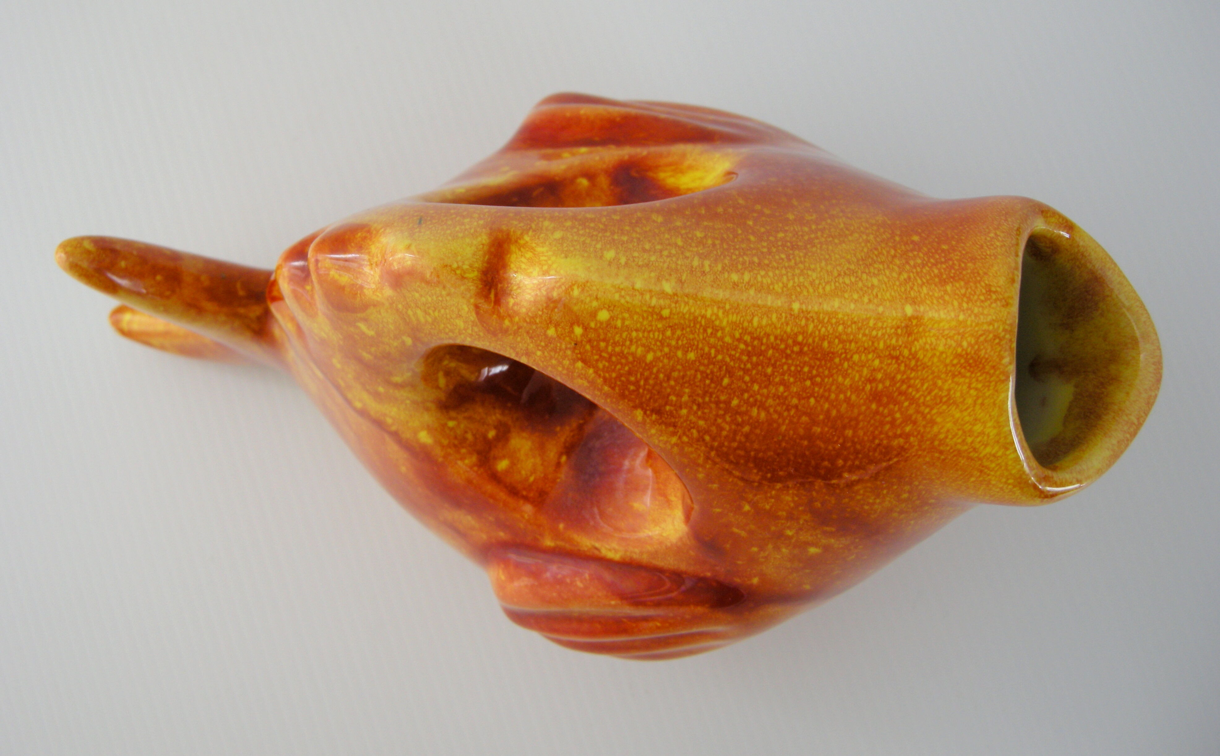 Vintage fish vase 1950