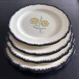 Ainay Salins 4-piece plate set