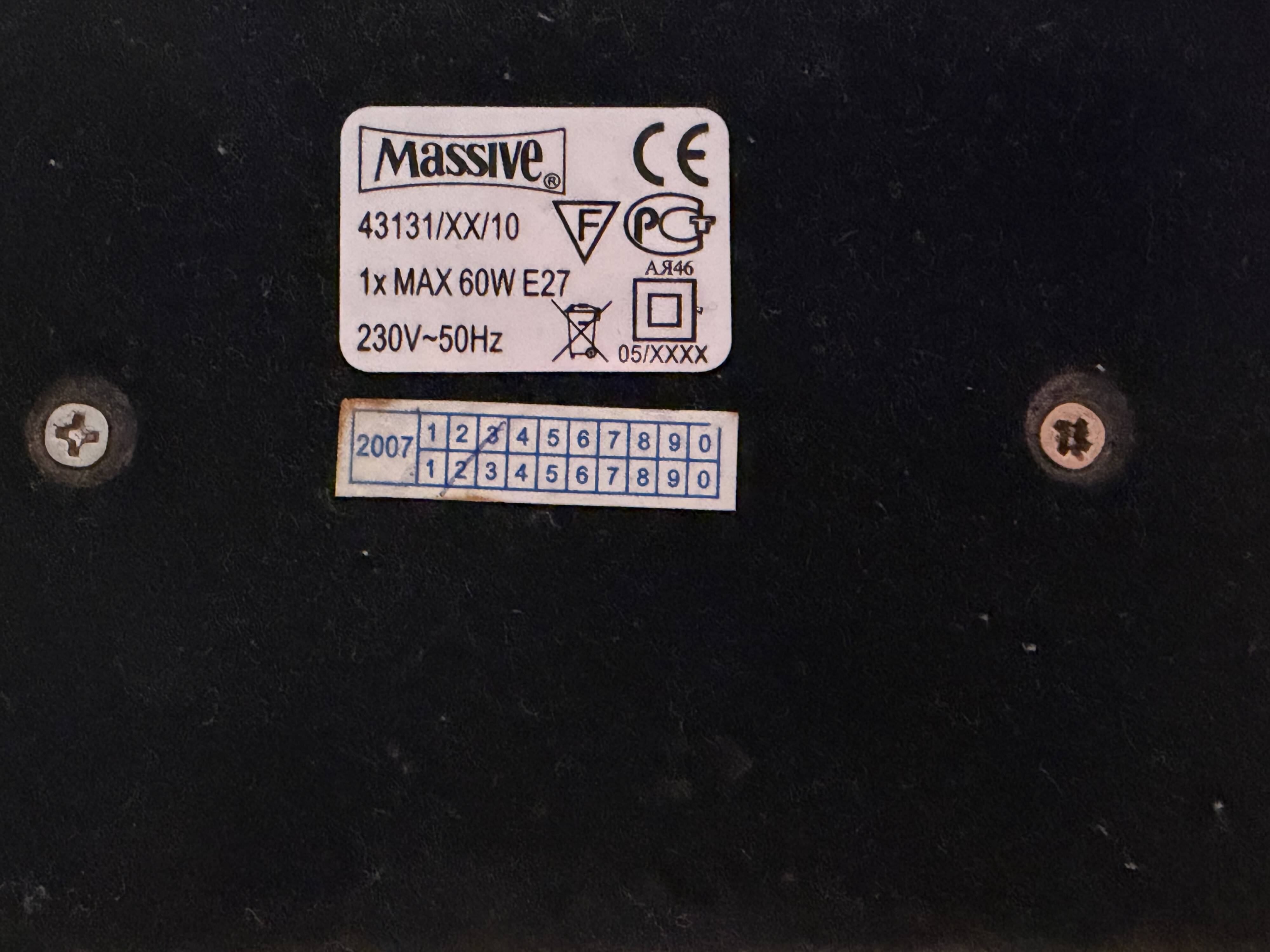 Pair of Space Age eyeball orange lamps by Massive Belgium