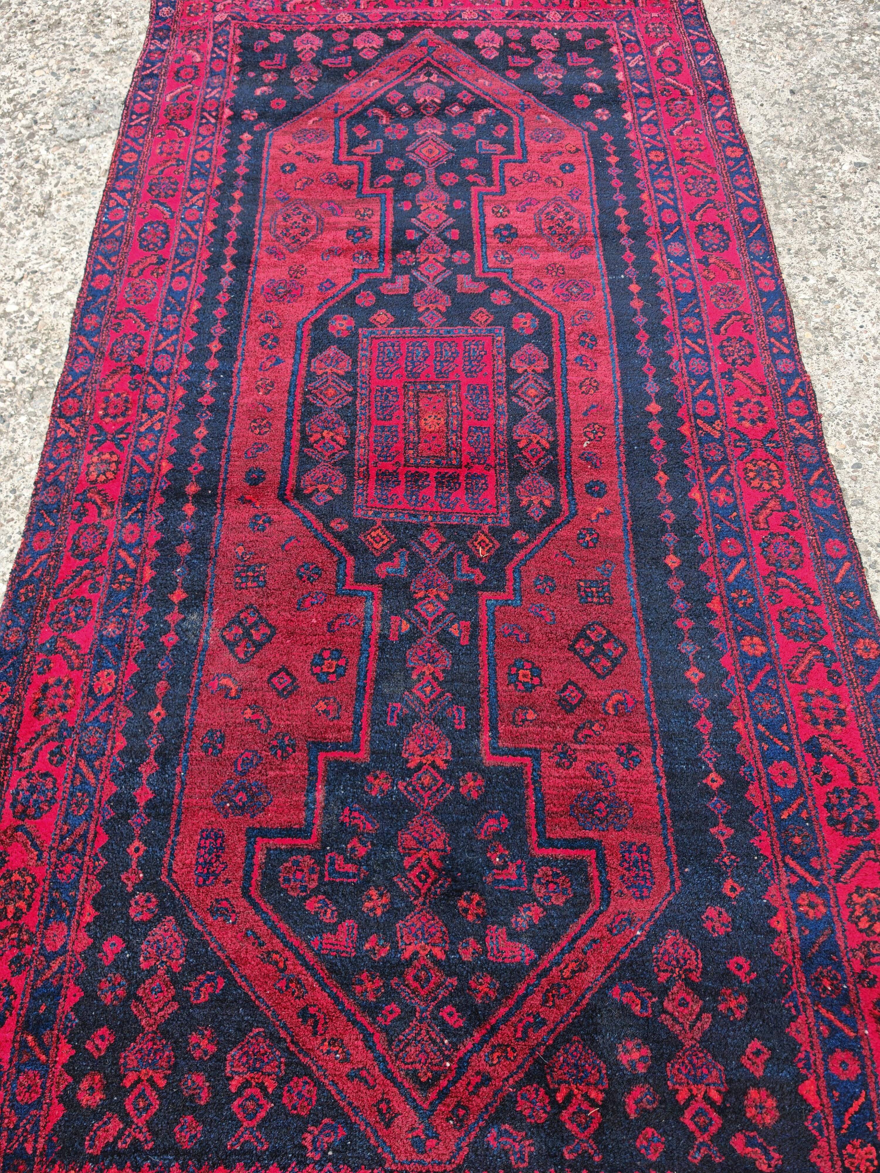 Koliay vintage hand-knotted rug, natural dyes, 1940s.