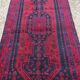 Koliay vintage hand-knotted rug, natural dyes, 1940s.
