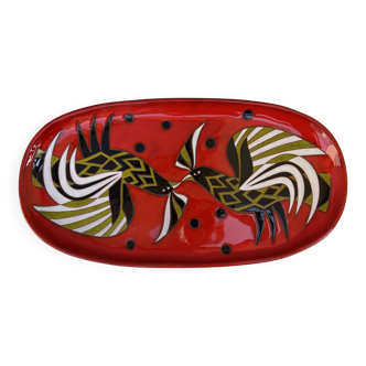 Ceramic tray by Jean Picart le Doux