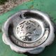 Silver-plated butter dish
