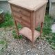 Antique Louis XVI style marquetry bedside table