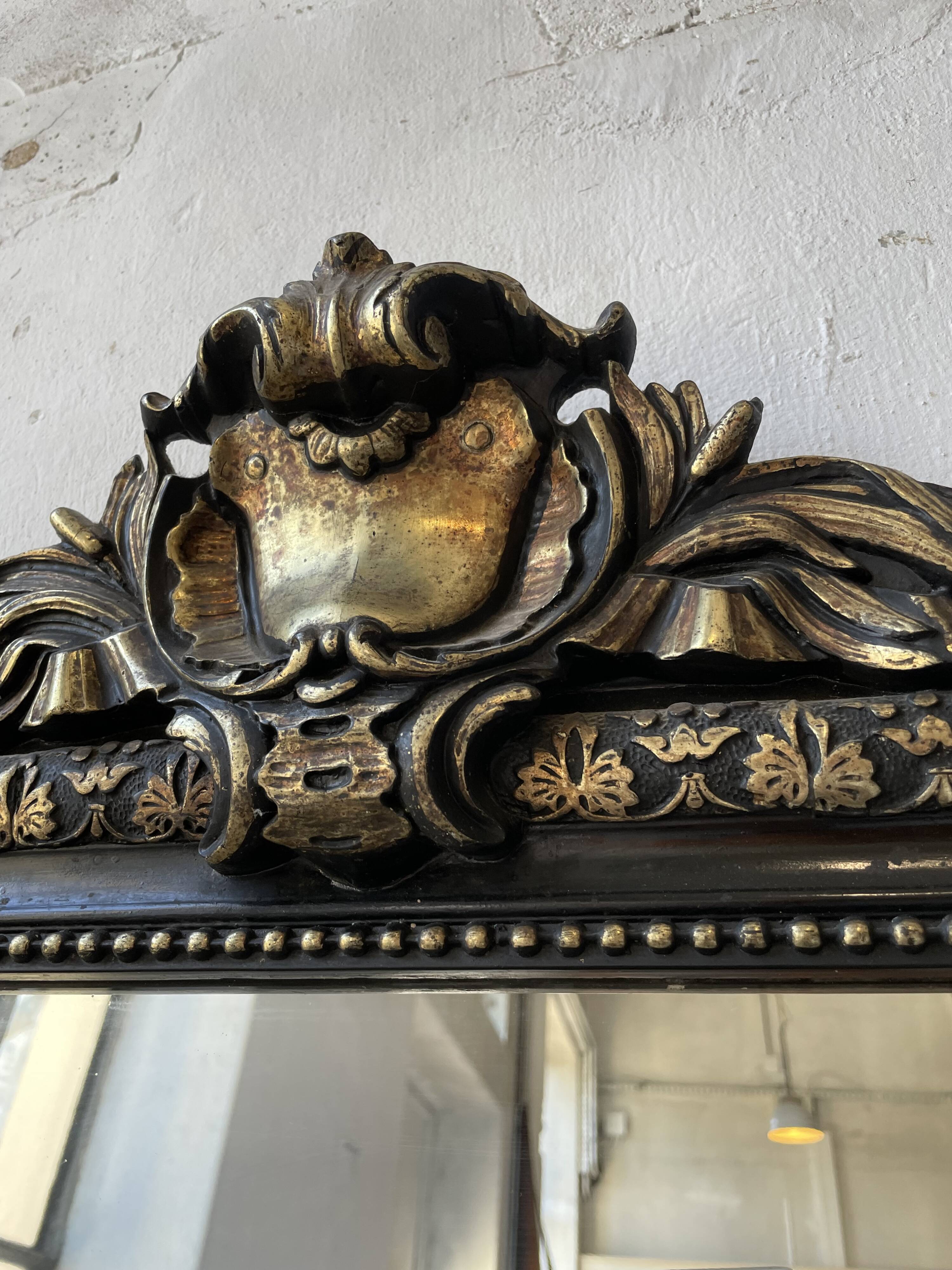 Louis Philippe XXL white mirror 2m