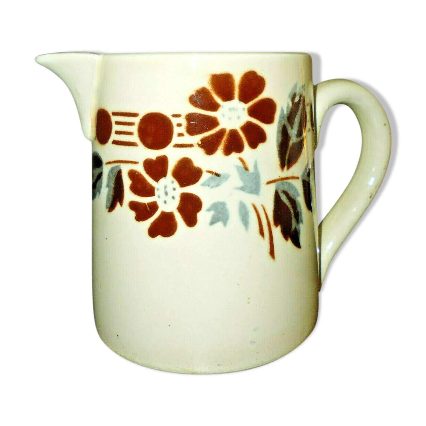 Digoin Sarreguemines flower pot