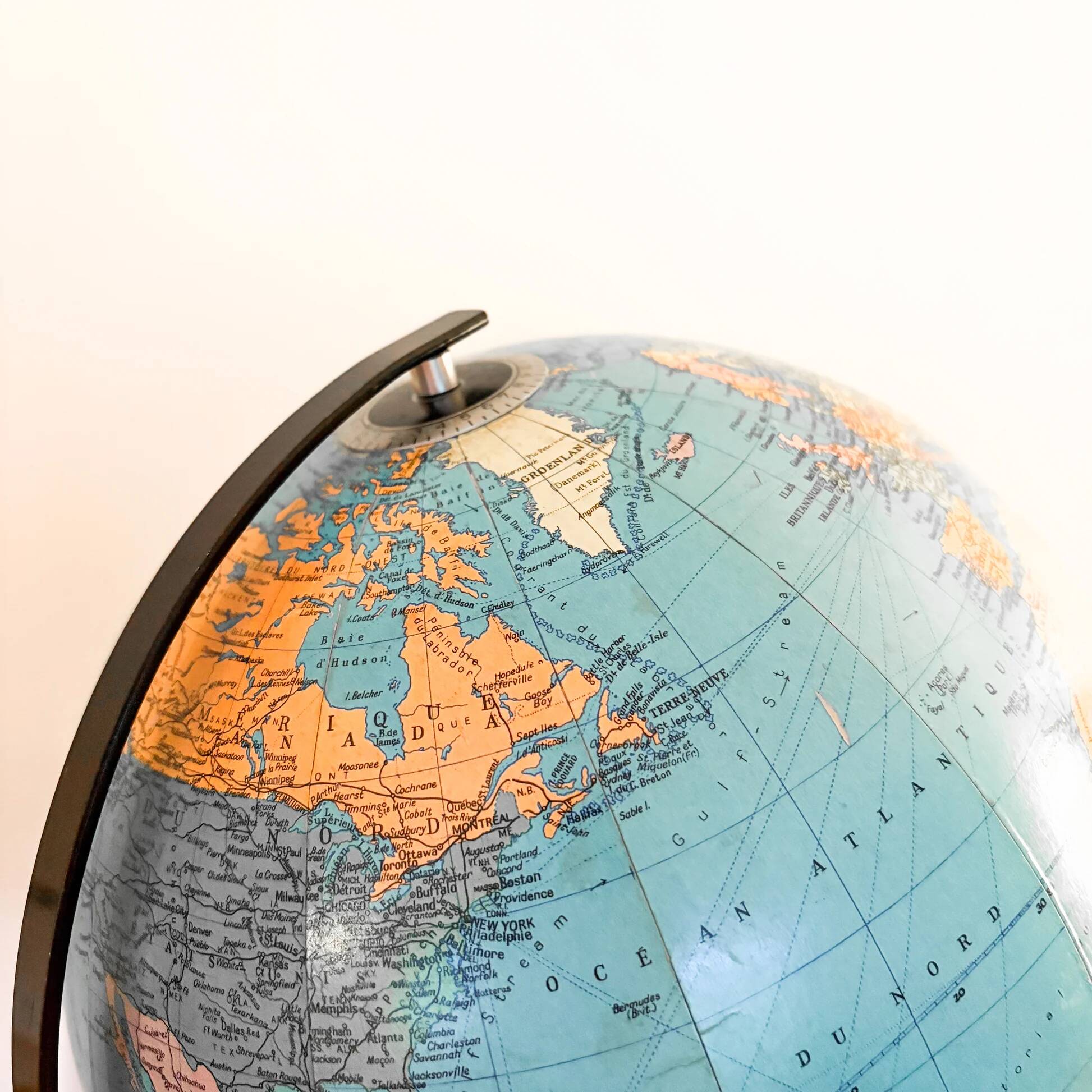 Taride map globe 1971