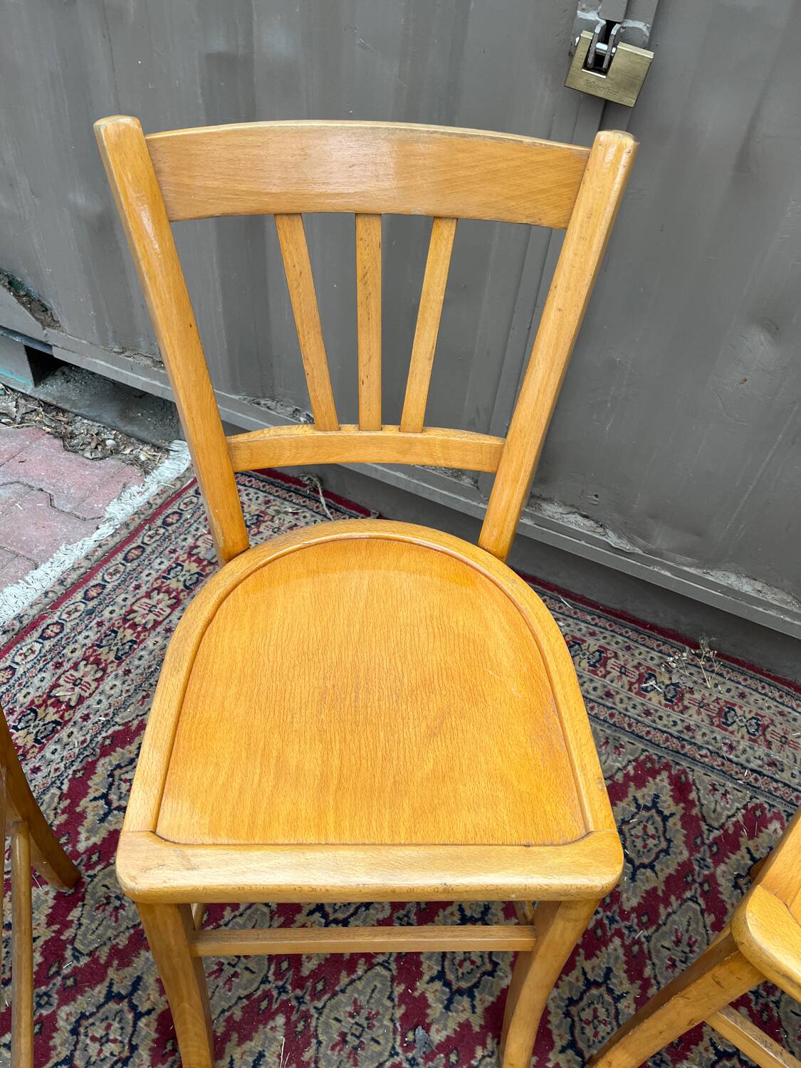 Four bistro chairs