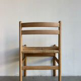 Set of 6 vintage papercord chairs Kurt Ostervig