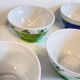Set of 6 vintage Saturnia Italian porcelain bowls