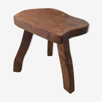 Elm tripod stool