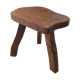 Tabouret tripode en orme
