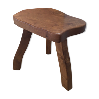 Elm tripod stool