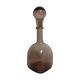 Bottle decanter in bubbled blown purple glass glassware from Biot