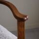 Classic Oak Armchair with Lambswool Upholstery, Mid-Century Danish, 1950s