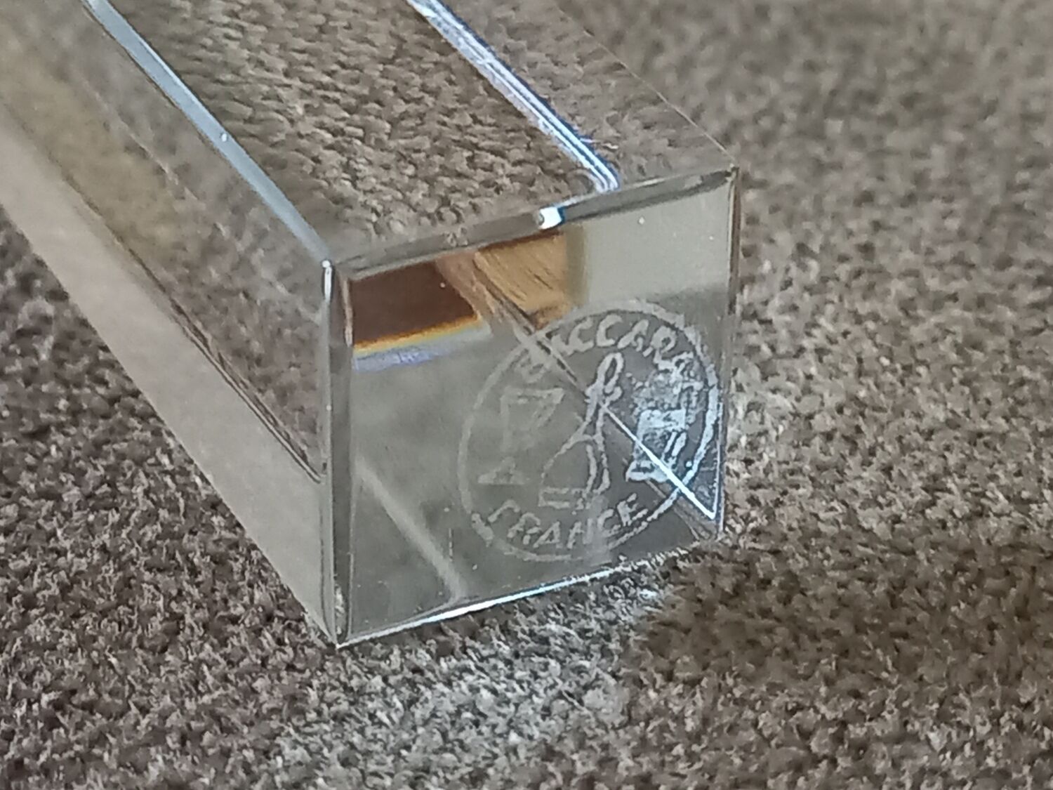 12 Baccarat crystal knife holders