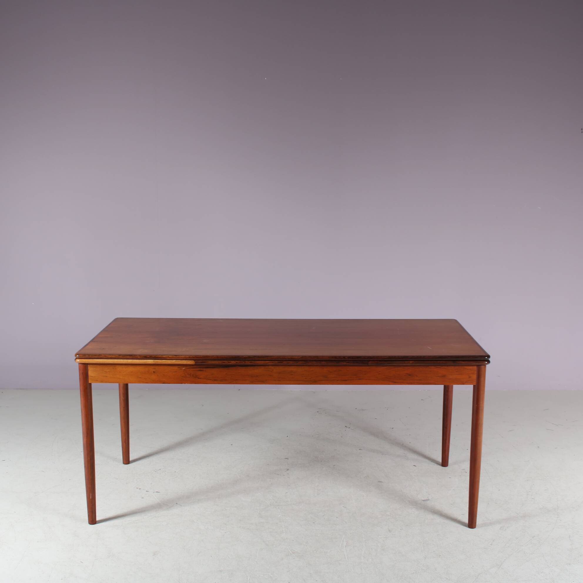 1960s Rosewooden dining table by Topform, Netherlands