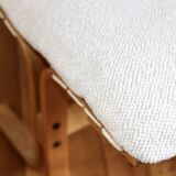 Pair of vintage Scandinavian lounge chairs and Relling ottoman, Sie model
