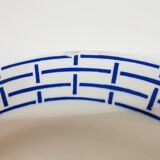 Flat faience plate by Digoin Sarreguemines , "Digne"