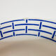 Flat faience plate by Digoin Sarreguemines , "Digne"