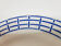 Flat faience plate by Digoin Sarreguemines , "Digne"