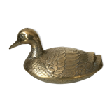 Trinket bowl brass duck