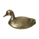 Vide-poches canard en laiton